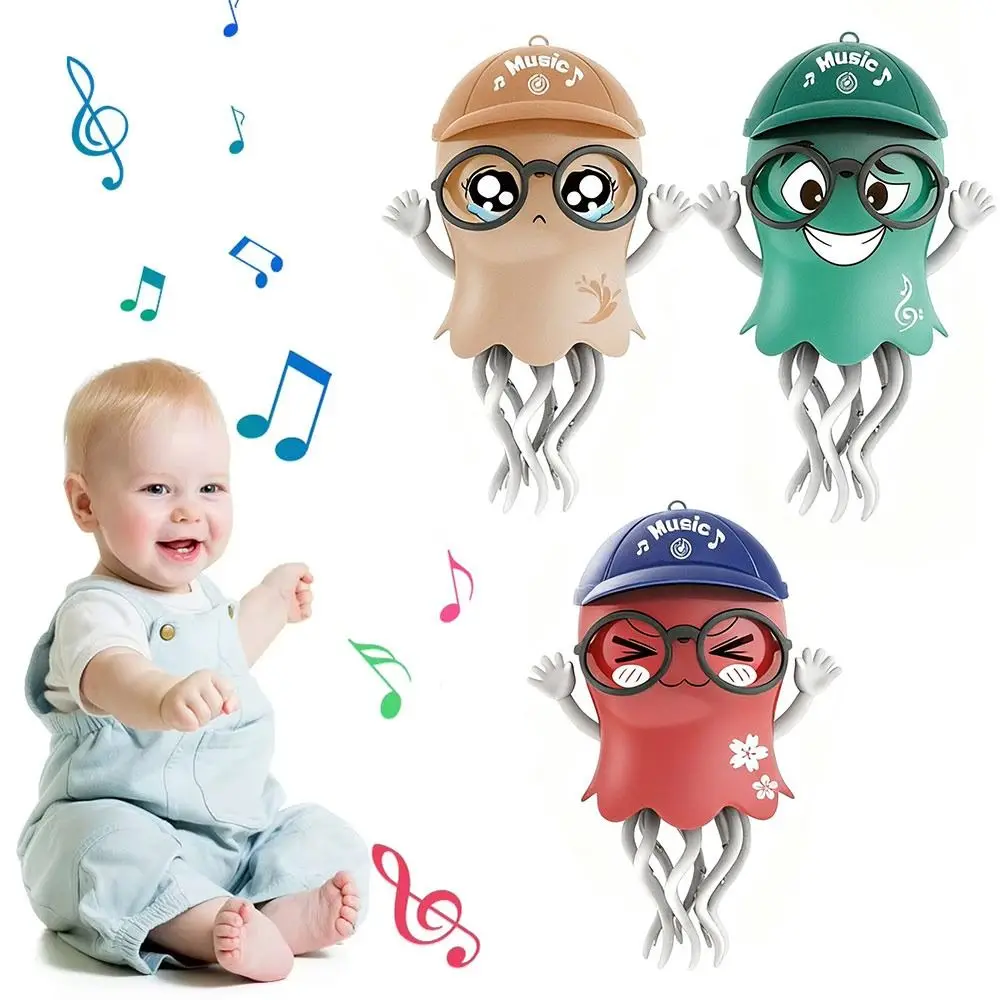 LED Light Dancing Octopus Eight-claw Twisting Crawling Dancing LED Dancing Automatic Obstacle Avoidance Wiggly Wonder Octopus