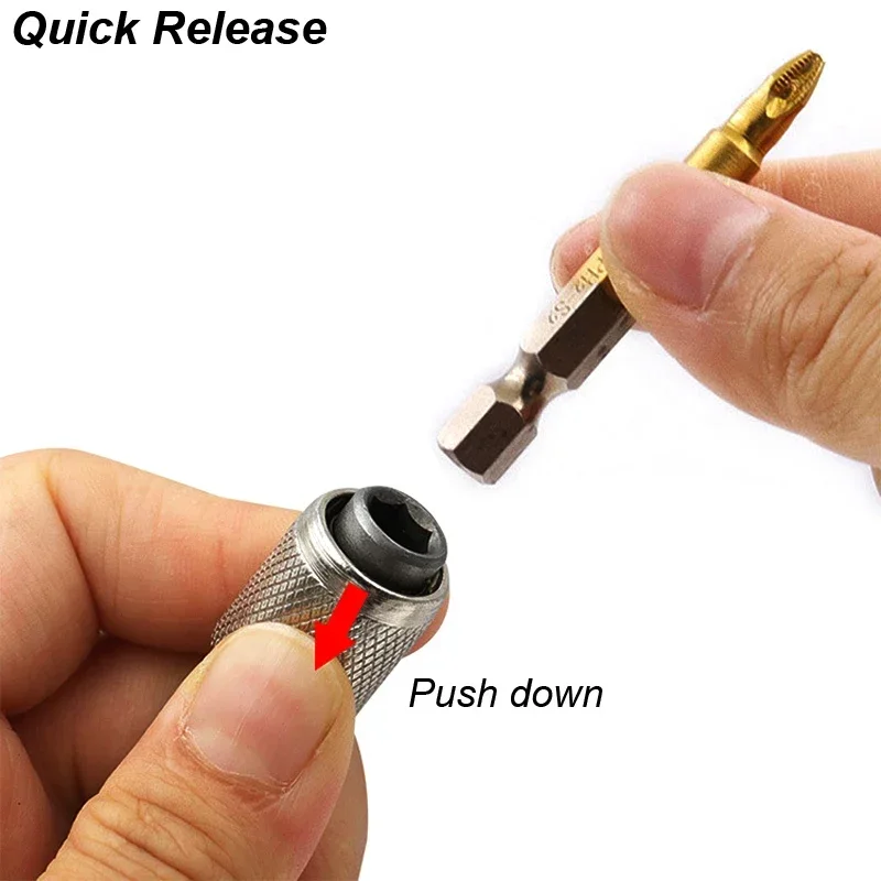 SDS Plus تحويل إلى 1/4 عرافة عرقوب محول سداسية محول مطرقة كهربائية مفك الطاقة بت حامل المقبس شنيور يعمل بالبطارية #3