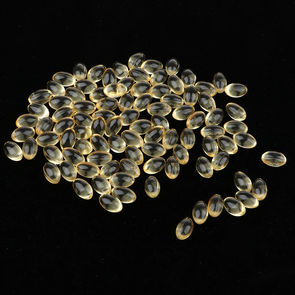 

100pc Capsules Softgels for Lipstick DIY Skin/Hair/Face/Lips Care