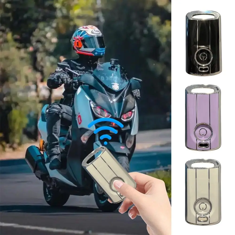 TPU Car Key Case Soft Easy to Install Key Fob Cover Colorful for Yamaha Xmax300 NVX155 AX Mvx 55 AEROX