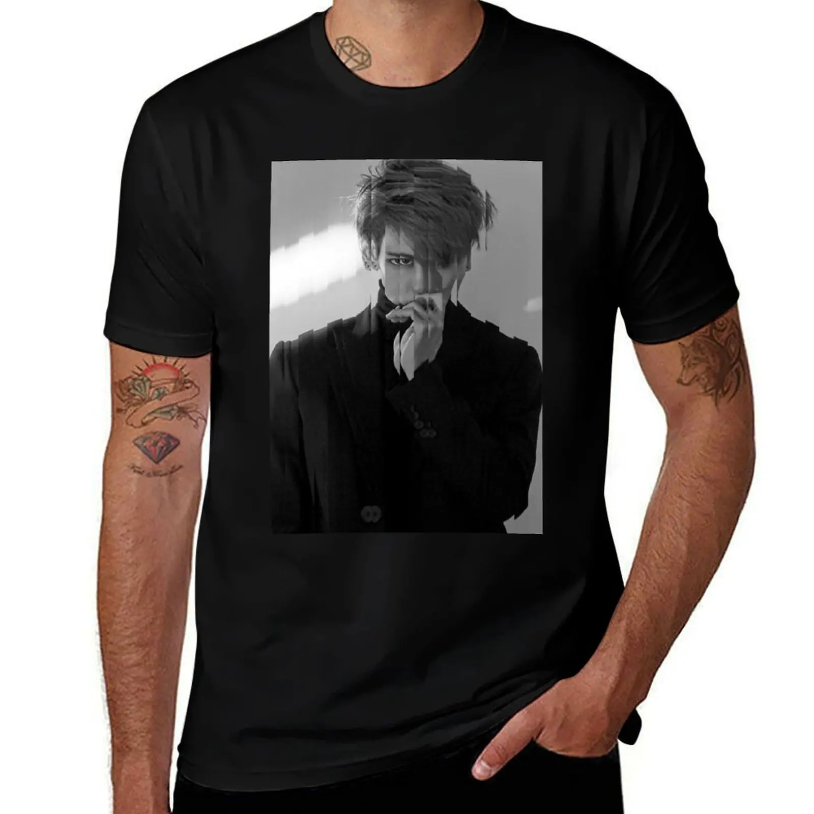 

SHINee JONGHYUN BASE T-Shirt Casual Holiday Short Sleeve Tee