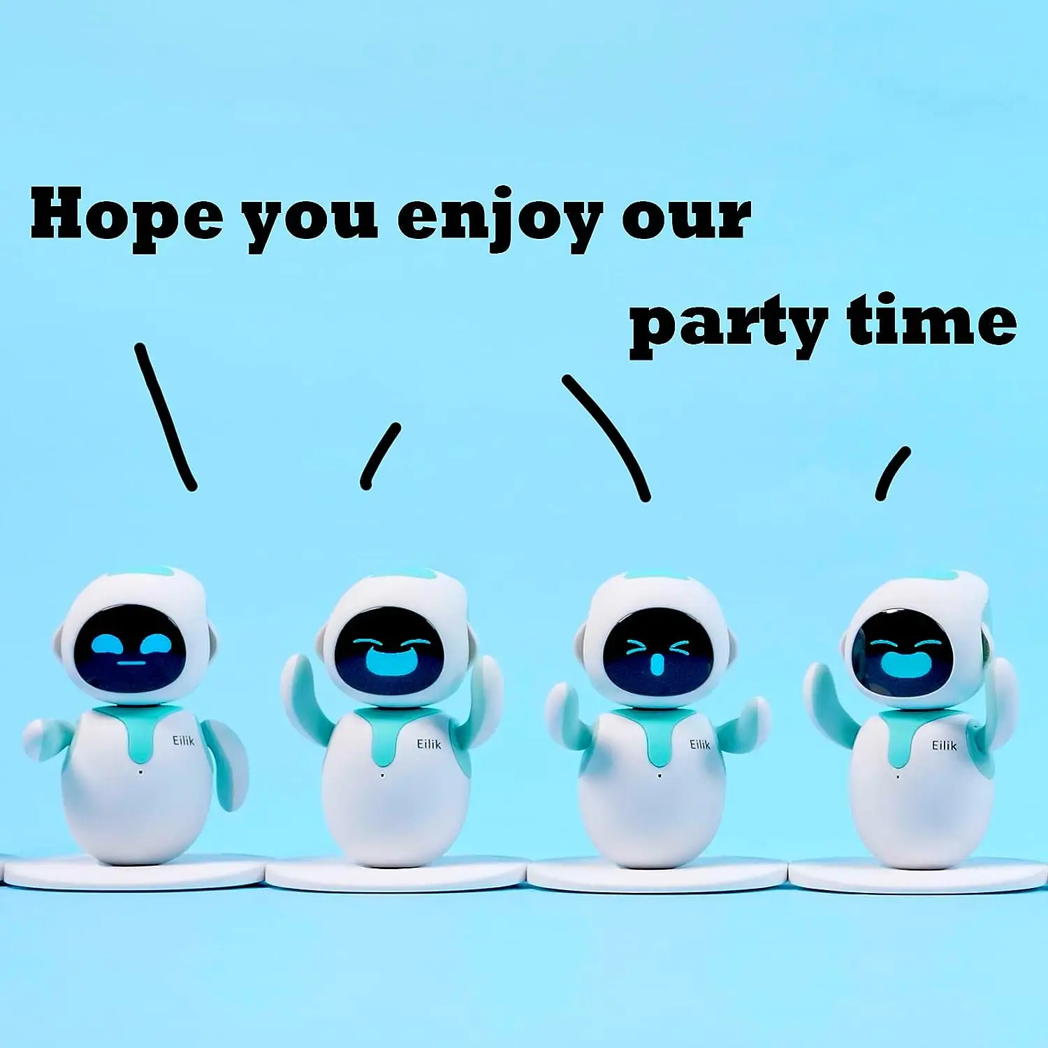 Eilik - Desktop Companion Robot Multi-Robot Interaction with Emotional Intelligence, Desktop Robot Partner