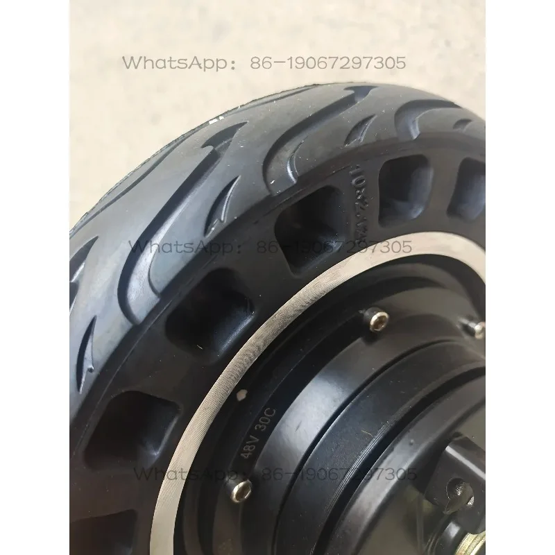 96521 10 Inch Brushless Wheel Motor 24V36V48V500W Electric Scooter Drum Brake Motor Honeycomb Tire