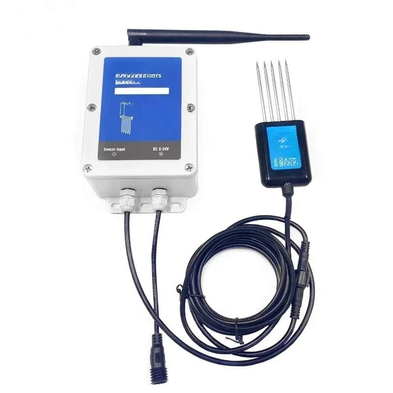 

Для температуры влажности почвы с низким потреблением EC PH NPK Датчик 7-в-1 WiFi или регистратор данных 4G Тестер почвы со встроенным аккумулятором