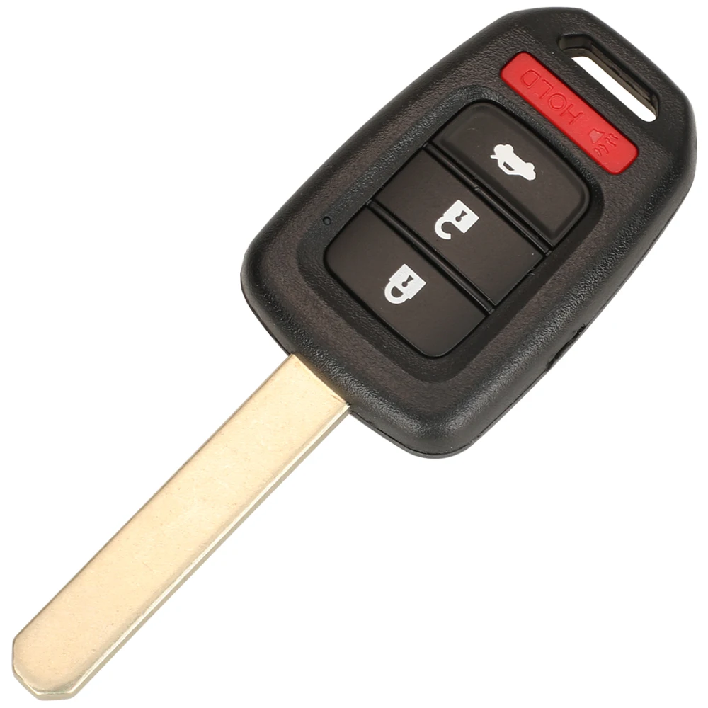 jingyuqin 10PS Car Key Fob 313.8/433Mhz ID47 Chip Remote Key Fob For Honda Accord 2013 2014 2015 2016 2017 MLBHLIK6-1T/1TA