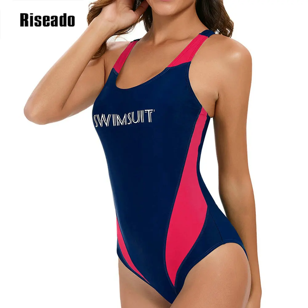 Costume da bagno da donna 2024 Costume da bagno intero senza maniche Donna Nuoto Monokini Costumi da bagno sportivi per l\'allenamento