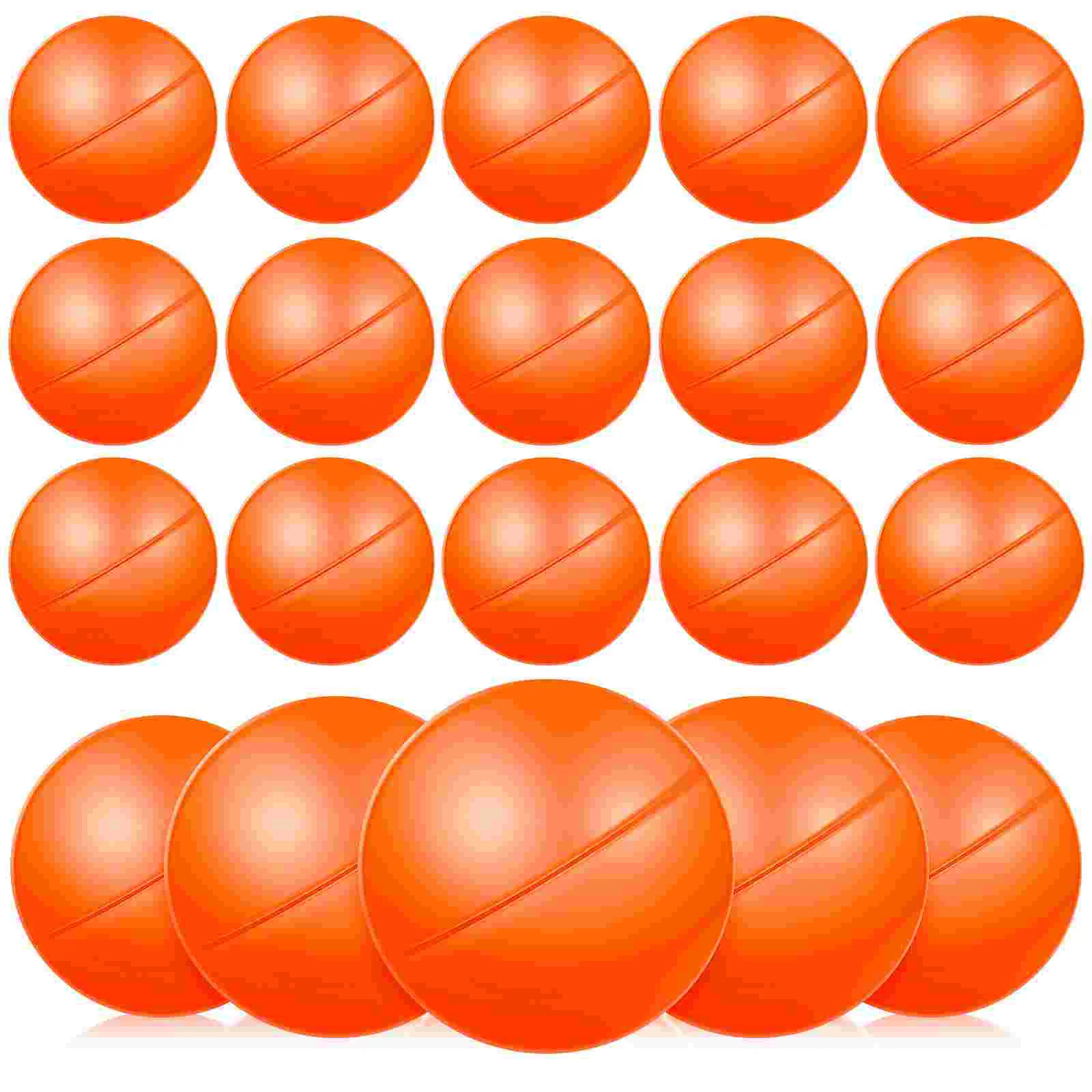 25 Pcs Ball Plastic Seamless Balls Sphere Lottery Label Party Activity Props Picking Small Game Child