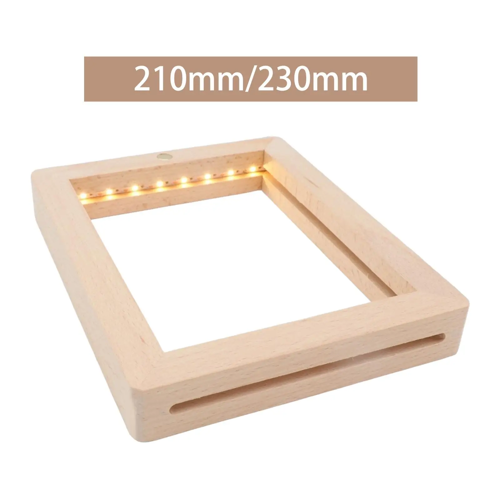 Wood Picture Frame Photograph Lamp Decoration LED Photo Frame Children Lover