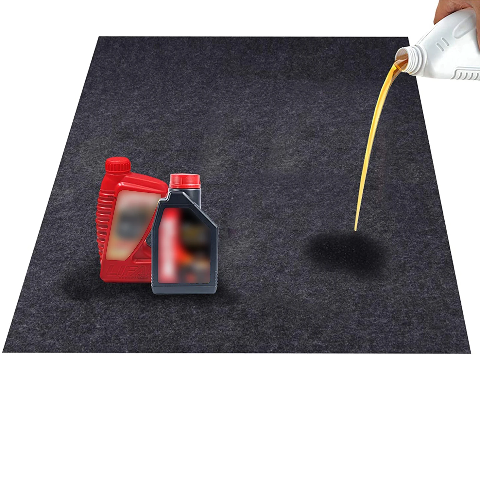 Reusable Garage Rug Oil Spill Car Mats Felt Fabric Pad Carpet Waterproof Oil Absorbent Garage Floor Mats Rug Car Accessories For