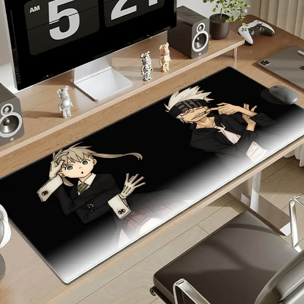 Soul Eater Mouse Pad Tablet mouse Pad Laptop xl desktop mouse pad cute HD Printing Gaming keyboard pad Player 90x40cm