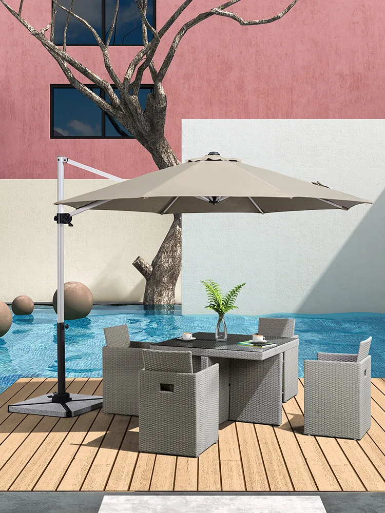 Courtyard umbrella Roman umbrella outdoor garden sunshade outdoor sun umbrella terrace