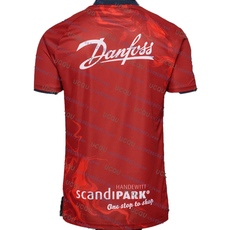 2026 SG Flensburg-Handewitt كرة اليد جيرسي الرجال التي شيرت موضة عادية كبيرة الحجم الرياضة قصيرة الأكمام الكبار الاطفال سريعة الجافة التي شيرت #2