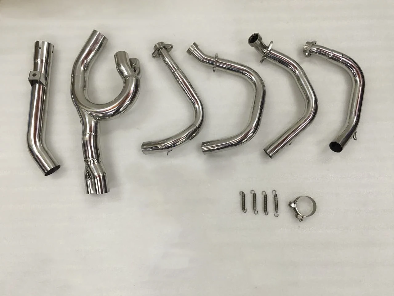 Factory Direct Selling Performance Complete Motorcycle Exhaust Pipe System For 900cc Naked Bike, Aftermarket Muffler, Escape Par