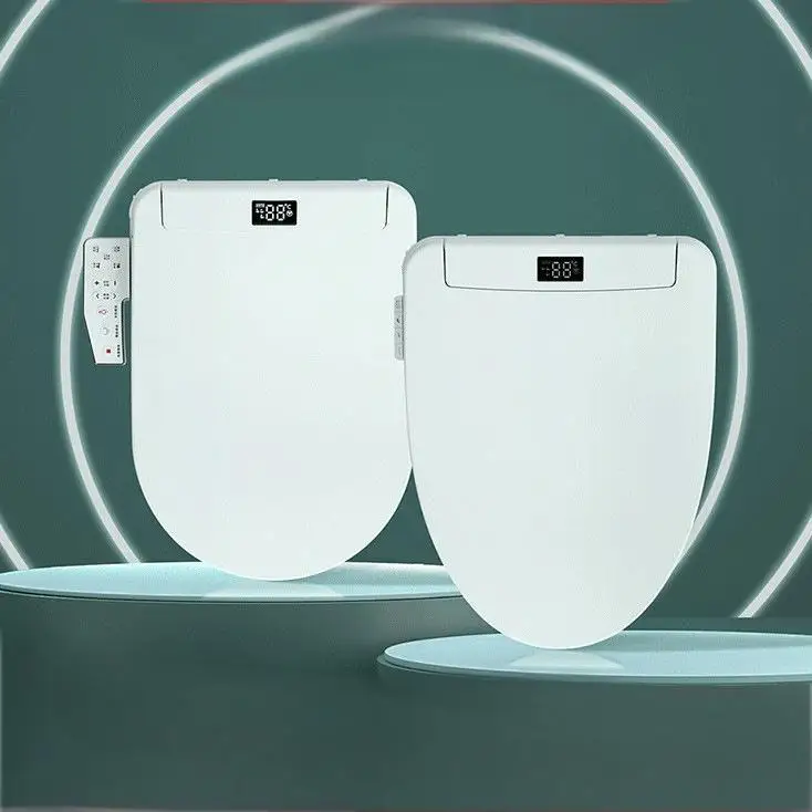 

Smart Toilet Seat Cover Lid Self Cleaning U Shape Automatic Cover Electric Bidet Lid Soft Close Intelligent Heated For Bathroom