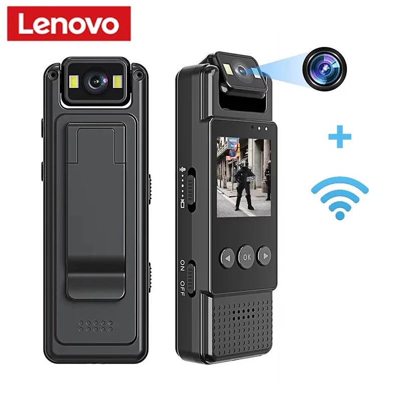 

Lenovo MD17 Wifi Mini Camera 1080P Portable Digital Video Recorder Worn Police Small Body Cam Night Vision DV Miniature Camcorde