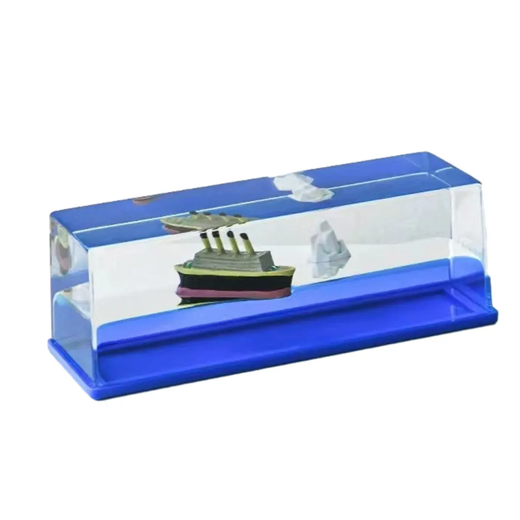 Bonitos regalos, crucero, nunca se hunde, adorno, regalo para cualquier ocasión, botella de deriva de fluido para crucero