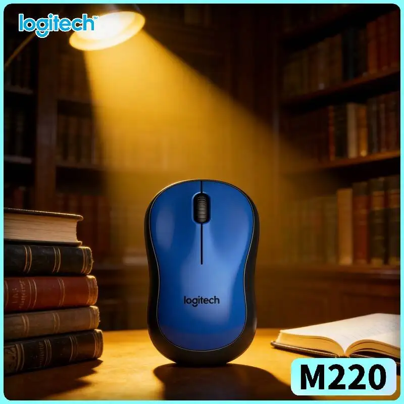 

Logitech M220 Quiet Mouse 3 Buttons 18-Month Battery 2.4GHz Stable Link 1000 DPI Office Home Daily Accessory