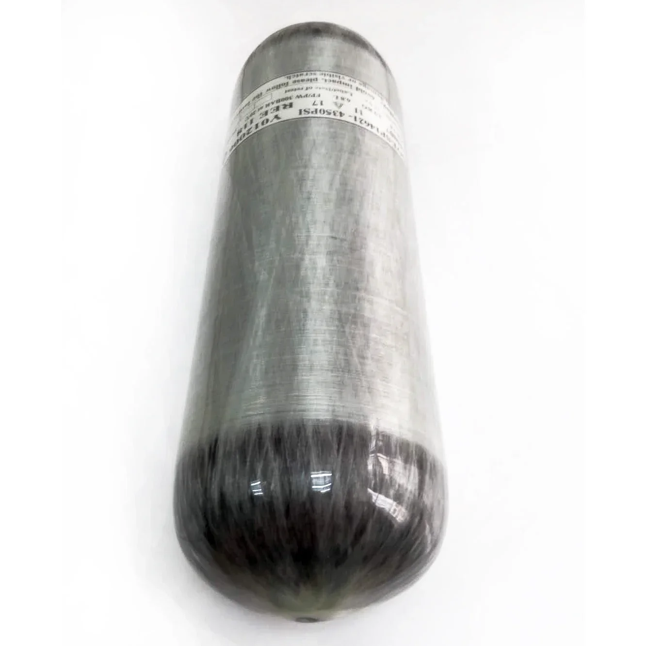 ACECARE 6.8L خزان من ألياف الكربون 4500psi 30mpa خزان هواء عالي الضغط مع محطة حفظ الصمام خيط الغوص M18 X 1.5