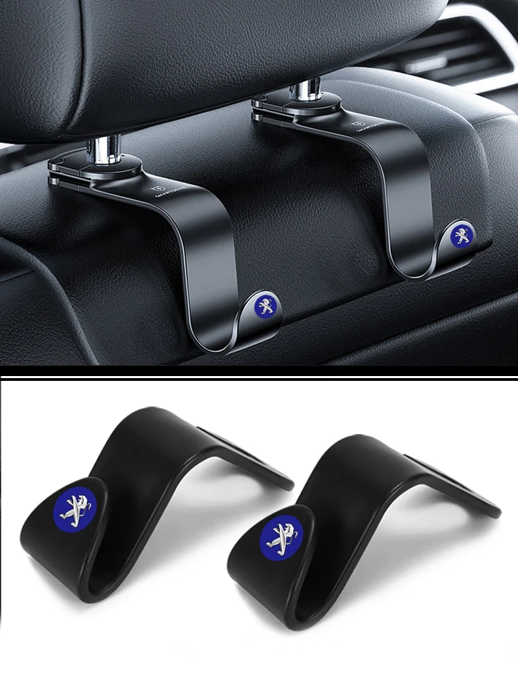 

Car Accessories Car Seat Hook Multifunctional Storage Hanger For Peugeot 208 E-208 2008 E-2008 3008-GT 308 508 208-GT 504truck