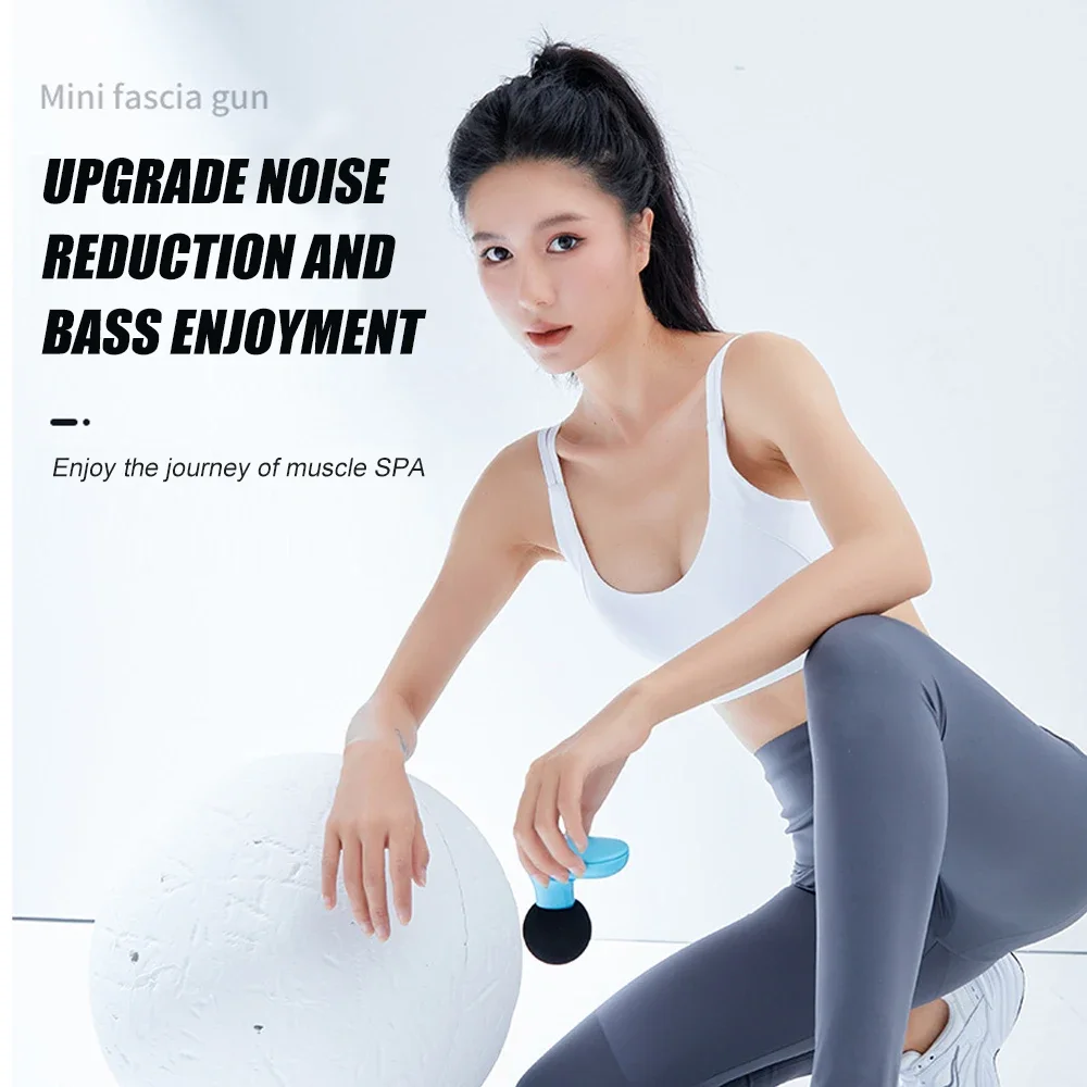 Portable Mini Massage Gun Percussion Vibration Household Full Body Pain Relief, Electric Relaxation Fitness Massage Equipment