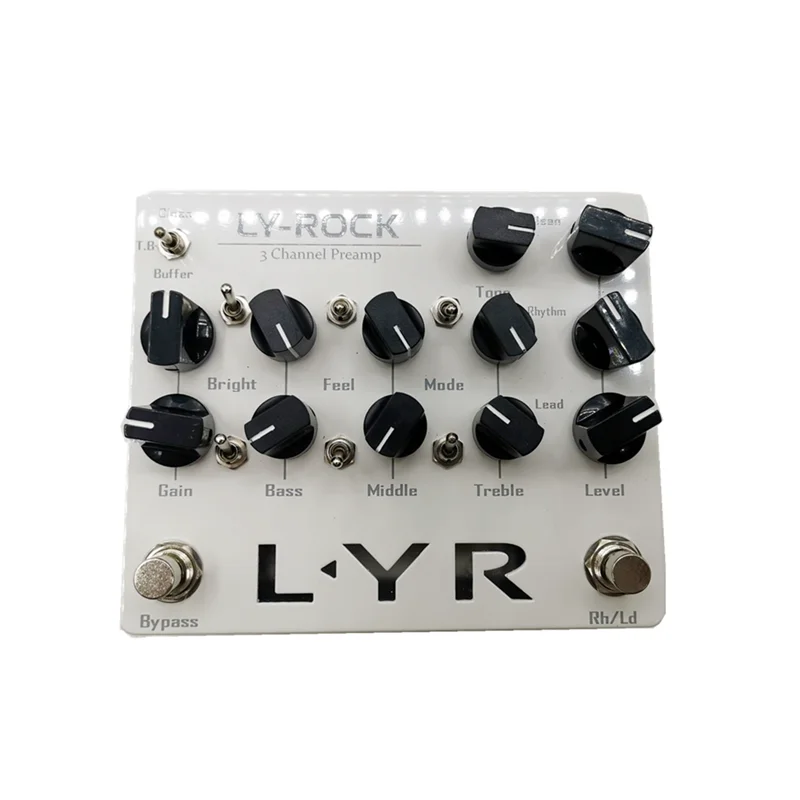 

LY-ROCK 3-Channel Preamp Landing Pedals Single Block Effector Clean Rhythm SOLO Lead For Guitar KSR Ceres Artmis 100 ColossH100