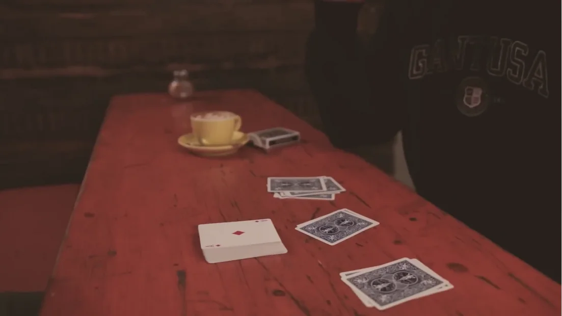 Coffee & Card Tricks by Ollie Mealing -Magic tricks