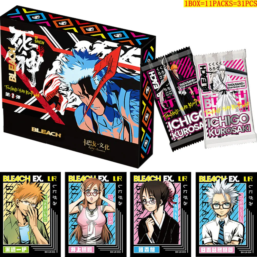 

New Bleach Millennium Blood War Limited Rare Color Collection Cards Ultimate Battle Reborn Battlefield Anime Children Toys Gifts