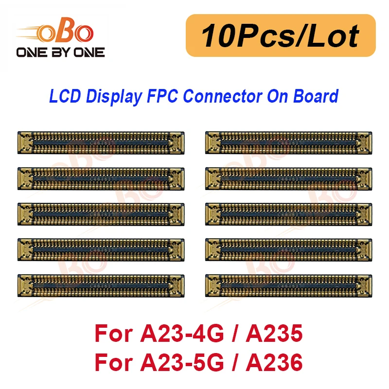 10Pcs LCD Display FPC Connector On Board Motherboard For Samsung A12 A22 A32 A42 A52 A13 A23 A33 A53 A73 4G 5G LCD FPC Connector image 5