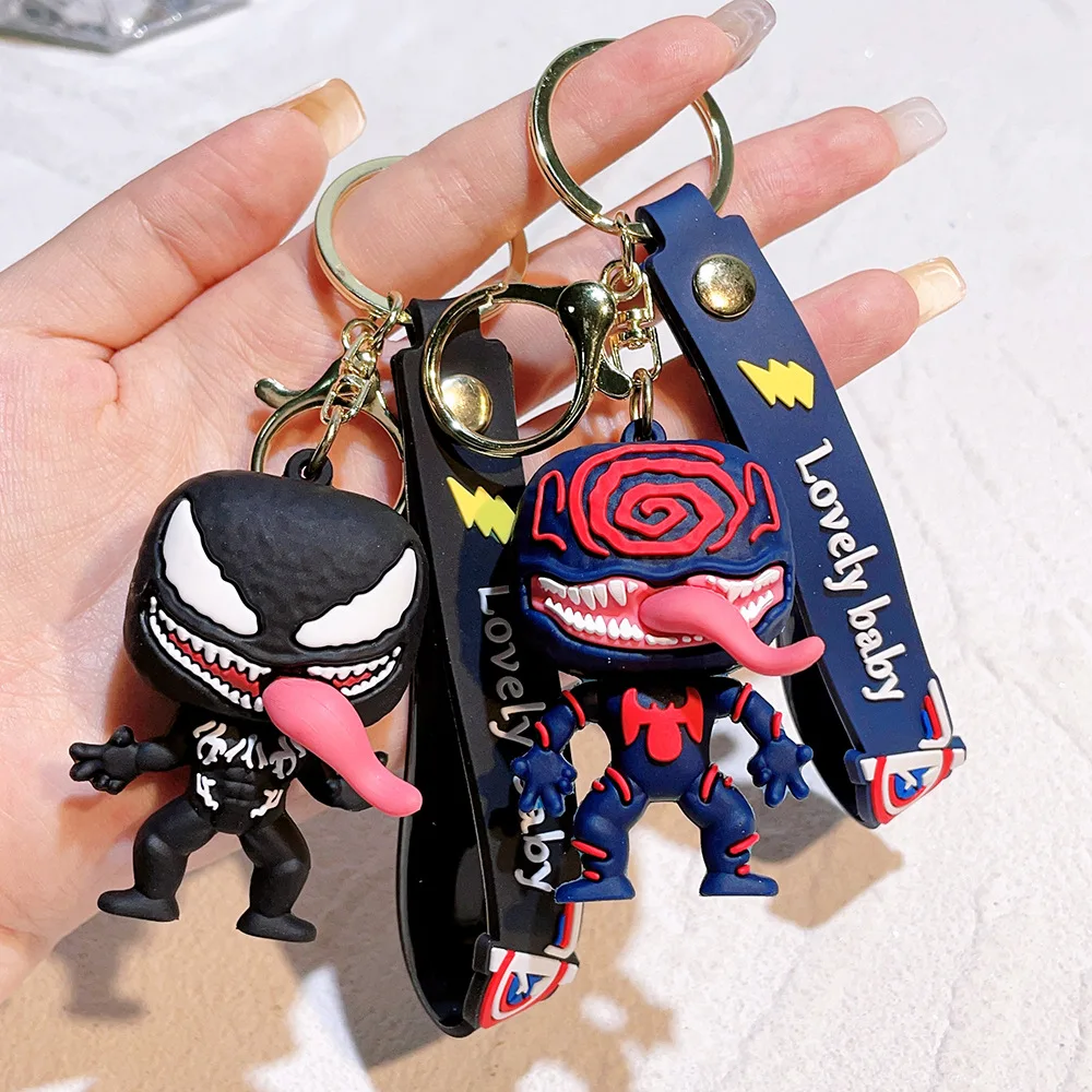 Anime peripheral, Venom 3 Key Deadly Guardian key chain, car, bag decoration, small gifts for children