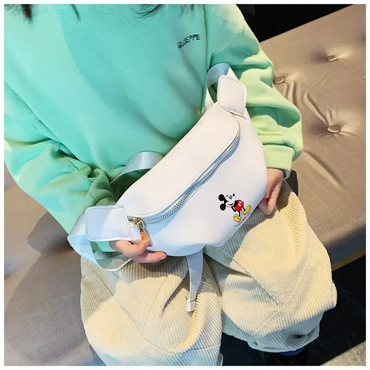 Disney Cartoon Mickey mouse Waist Bag children doll handbag New Women Bag Crossbody Bags Shoulder Messenger Bag