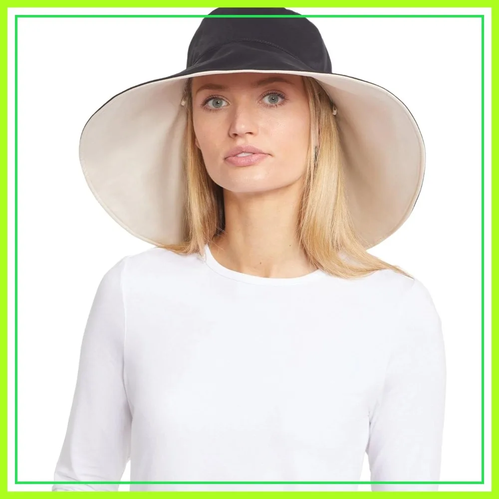 

Ultra Wide Brim Sun Hat UPF 50+ Packable UV Protection Full Coverage Hat for Women Men