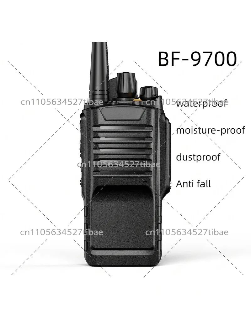 BF-9700 Portable Waterproof UHF Two-Way Radio Transceiver Walkie Talkie for Ham Amateur Professional Use