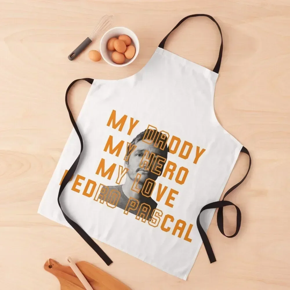 

My Love My Daddy My Hero Pedro Apron For Hairdresser home women For Man waiter Apron