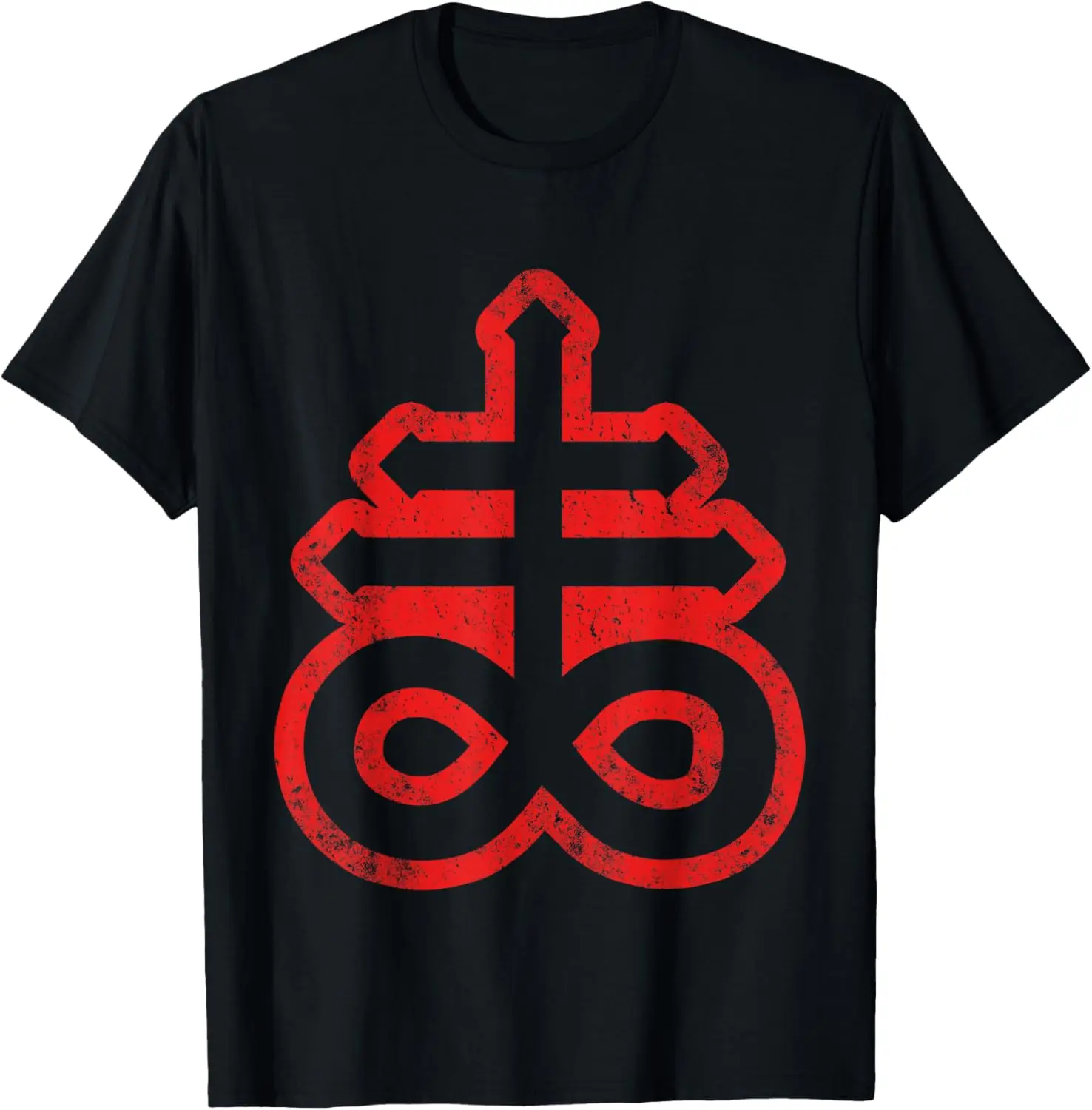 Brimstone T-Shirt Leviathan Cross Sulfur Pagan Occult Sigil