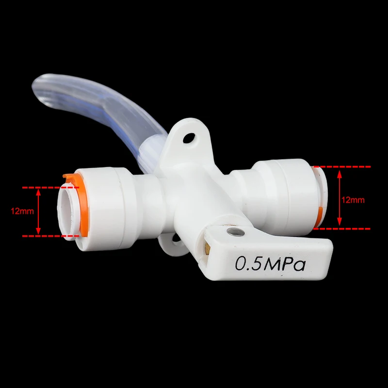 RVs 12mm Safety Drain Valve With Pipe For Ultrastore Caravan Water Heater Motorhome Interior Water Heater Repair Accessories