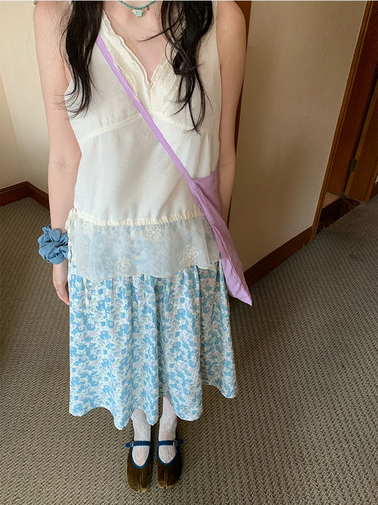 

Женский облегающий топ MOWENTI с кружевными вставками и V-образным вырезом, дышащая внутренняя одежда, весна 2026