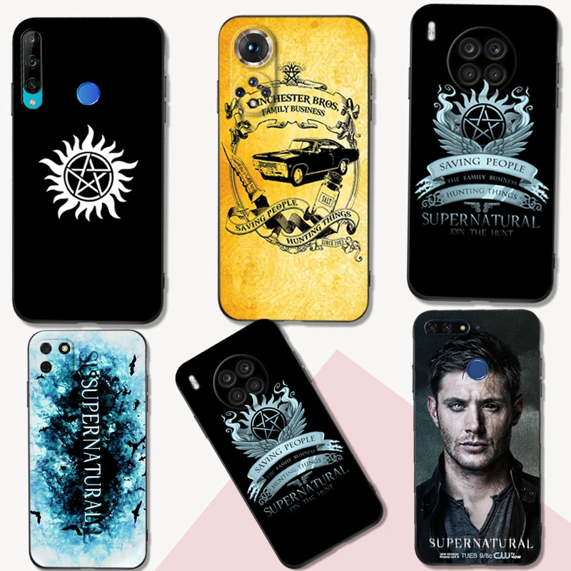 Black Tpu Case For Huawei Honor X6 X6s X7 Magic 4 Pro Supernatural Jared Padalecki