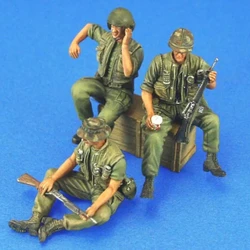 Kit de modelo de resina de equipo AFV de EE. UU., sin montar, escala 1/35, conjunto de figuras militares sin pintar
