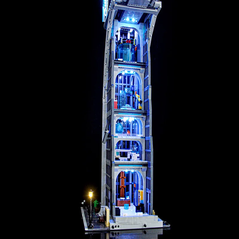 LYBMTWF LED light 76269 set is suitable for Avengers Tower building blocks (including lighting accessories only)
