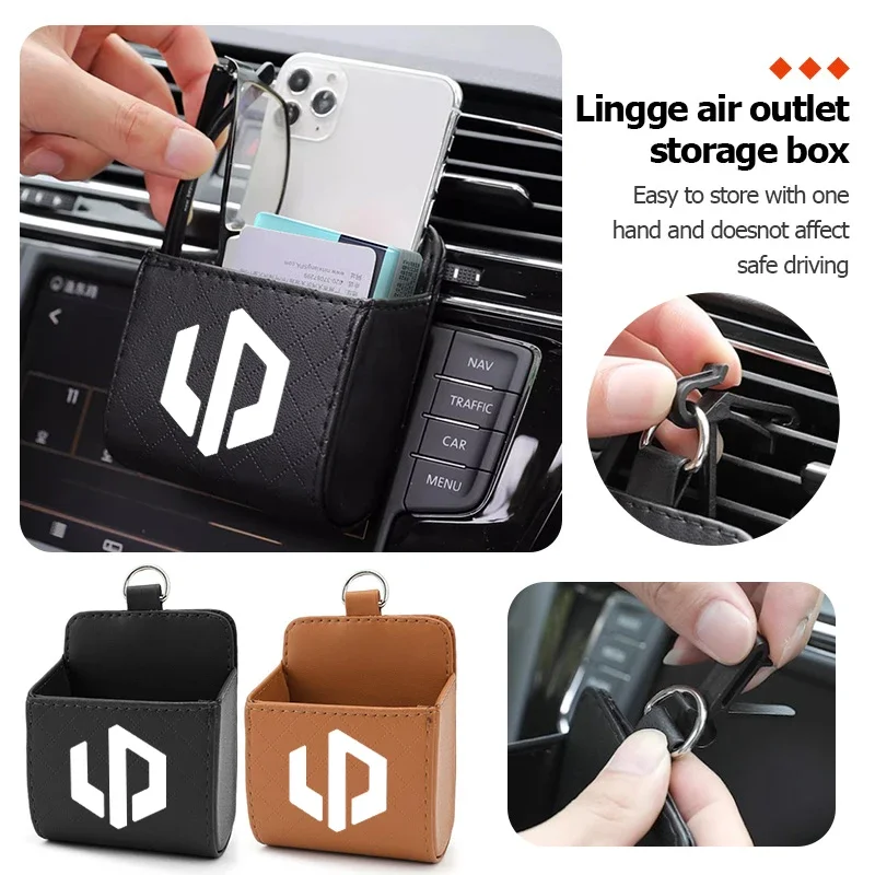 

Car Air Vent Storage Box Phone Holder Organizer For Leapmotor C11 C10 B10 C16 C01 T03 Car Interior Accessories