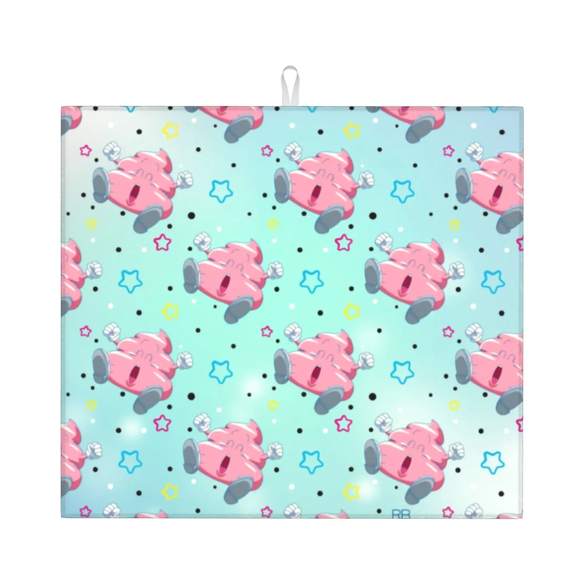 Drying Mat For Kitchen Poop Pattern! Water Absorbent Waterproof Reusable Dr. Slump On Slip Kitchen Counter Protector Mat