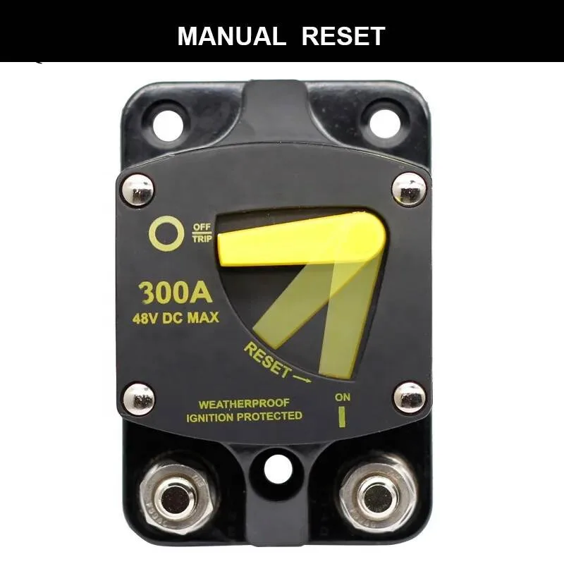 50A 60A 100A 150A 200A 300A DC opbouwstroomonderbreker