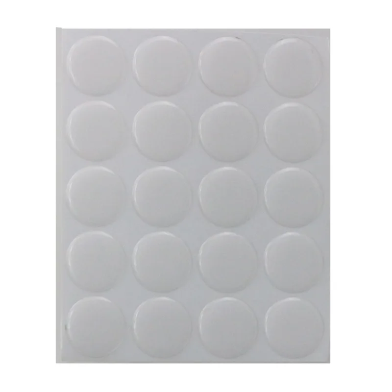 18mm Clear Round Epoxy Sticker Adhesive Easy Sealer DIY Jewelry Pendant Crafts Bottle Caps Making