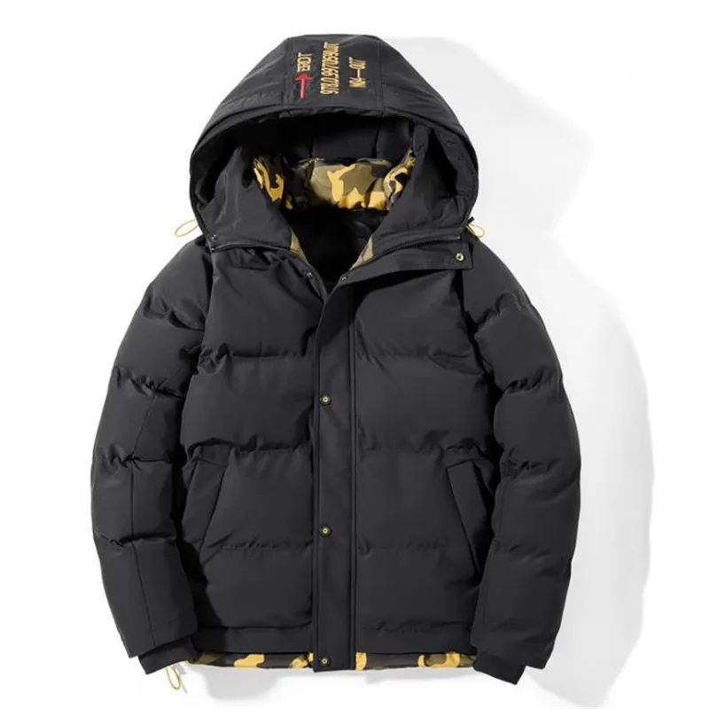 

Men's parka coat New Fashion Men's Jacket Winter Thick Hooded Coat Men's Windproof Outdoor Clothes Men Parker Coats