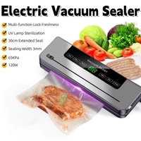 Food Vacuum Sealer Machine MultiMode Automatic Vacuum Packaging Machine Convenient Smart Touch Key Built-in Cutter Vacuum Sealer