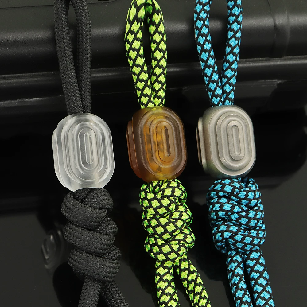 Titanium alloy, PEI, EDC umbrella rope pendant DIY, buckle, pendant necklace PC material