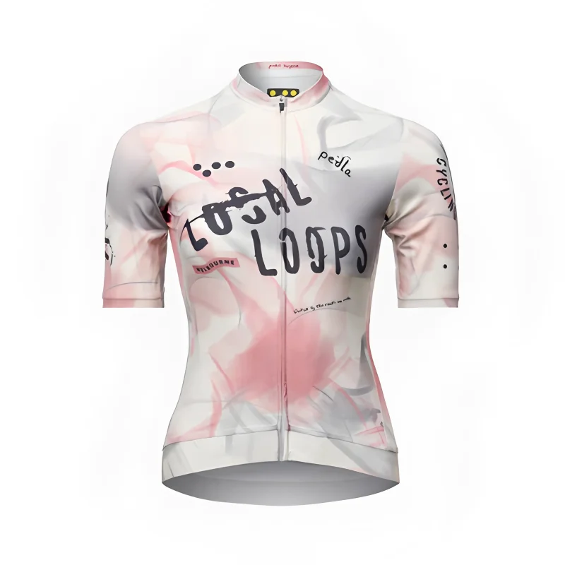 Classic Women\'s Cycling Tops Summer Short Sleeve Cycling Jersey Team Customized Outdoor Breathable Cycling Jersey