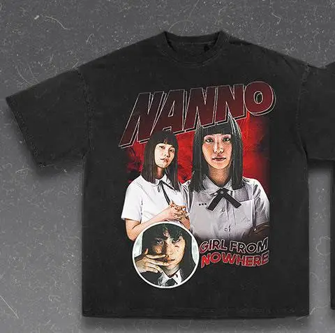 NANNO GIRL FROM NOWHEREbootleg t  shirt rapper homage tees