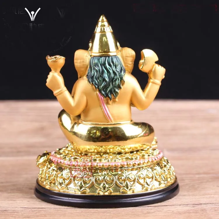 Imagem -04 - Greco-budista Ganho Estátua de Buda para Casa e Escritório Proteção da Família Eficaz Índia e Tailândia Gilding Estátua Ganesha Buddha Venda Quente