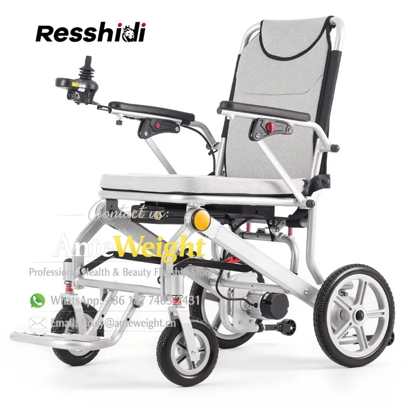 2026 Popular Off Road Durable Power Wheelchair Disabled Home Care Aluminum Alloy Electric Wheelchair for Outdoor Travel